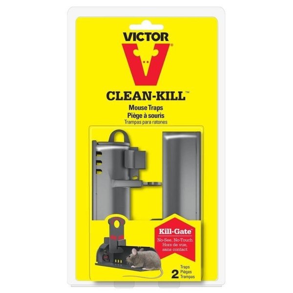 Genuine Victor MOUSE TRAP CLEANKILL 2PK M162S